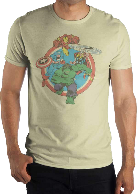 Vintage Avengers Marvel Comics T-Shirt - main product image