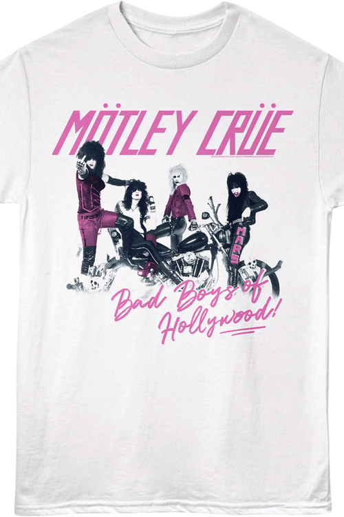 Vintage Bad Boys of Hollywood Motley Crue T-Shirtmain product image