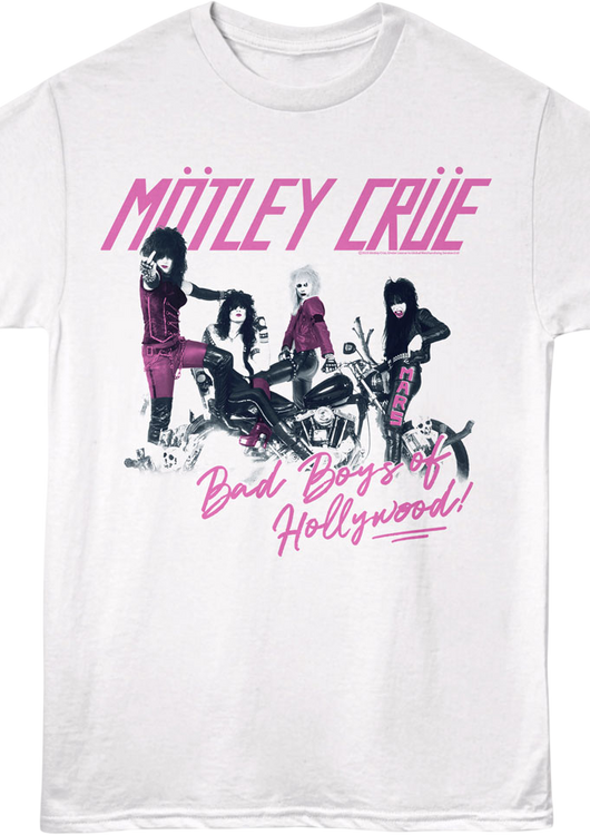 Vintage Bad Boys of Hollywood Motley Crue T-Shirt - main product image