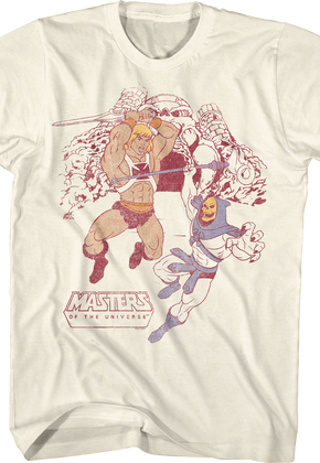 Vintage Battle He-Man vs. Skeletor Masters of the Universe T-Shirt