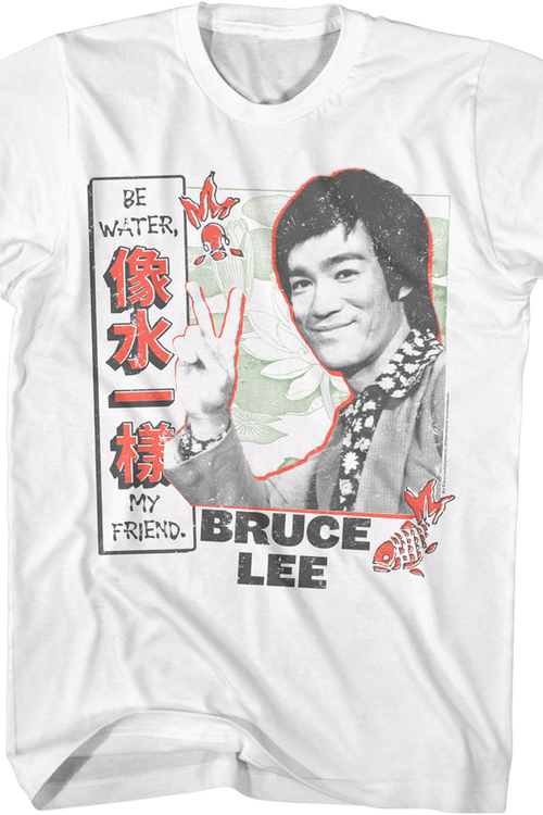 Vintage Be Water My Friend Bruce Lee T-Shirtmain product image