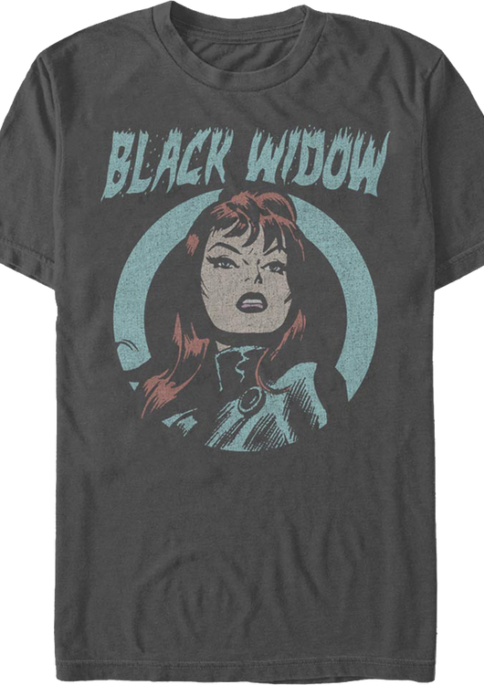 Vintage Black Widow Marvel Comics T-Shirt - main product image