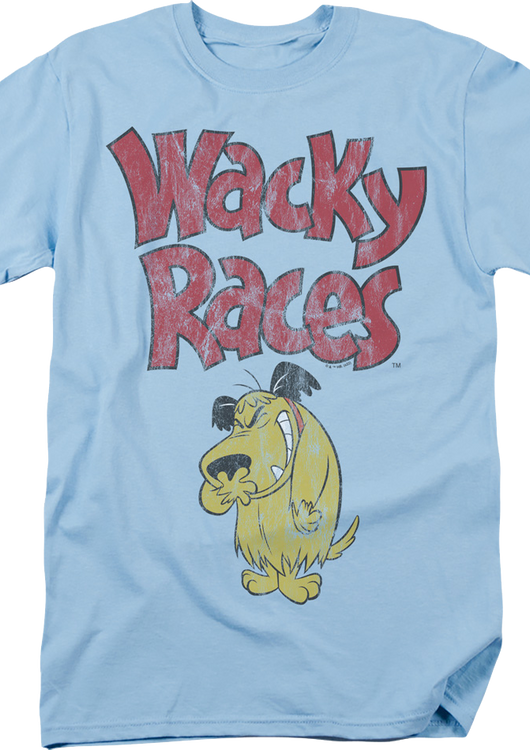 Vintage Blue Muttley Wacky Races T-Shirt - main product image