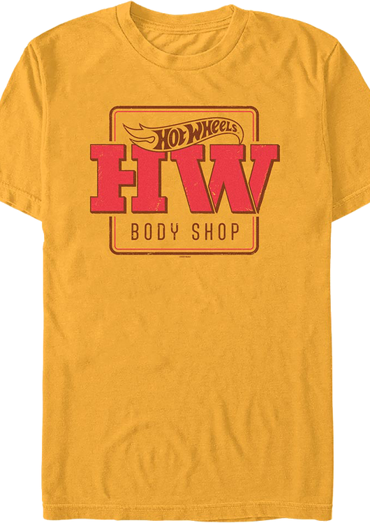 Vintage Body Shop Logo Hot Wheels T-Shirt - main product image