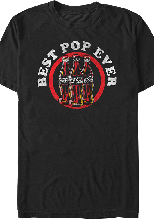 Vintage Bottles Best Pop Ever Coca-Cola Shirt - main product image