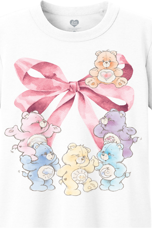 Vintage Bow Care Bears Crop Top - Main Image