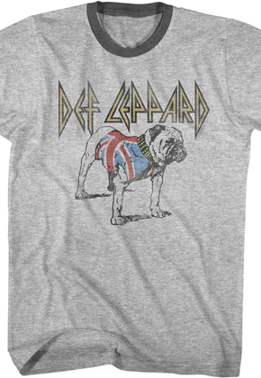 Vintage Bulldog Def Leppard Ringer Shirt