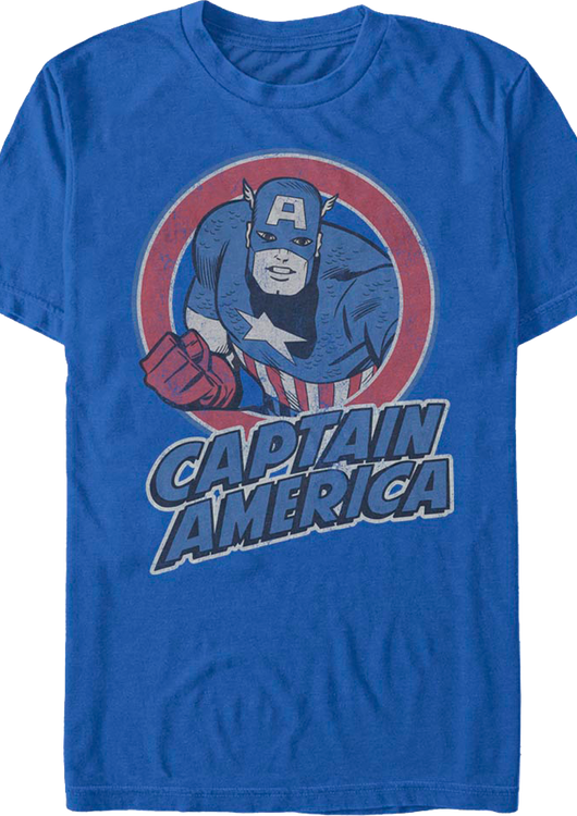 Vintage Captain America Marvel Comics T-Shirt - main product image