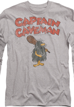 Vintage Captain Caveman Long Sleeve Shirt