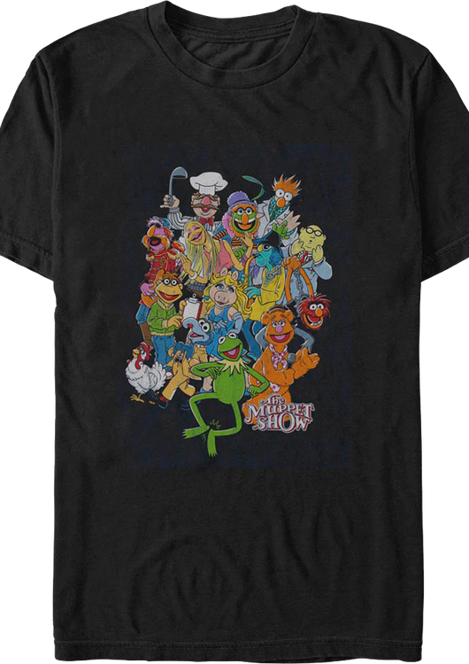 Vintage Cast Photo Muppets T-Shirt - main product image