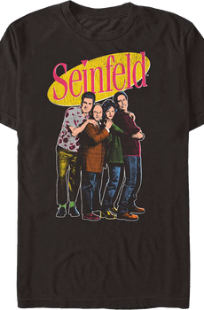 Vintage Cast Photo Seinfeld T-Shirt