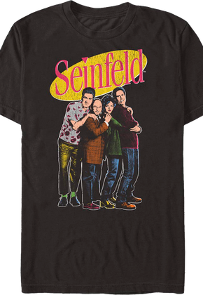 Vintage Cast Photo Seinfeld T-Shirt