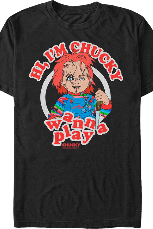 Vintage Chucky Wanna Play Child's Play T-Shirtmain product image