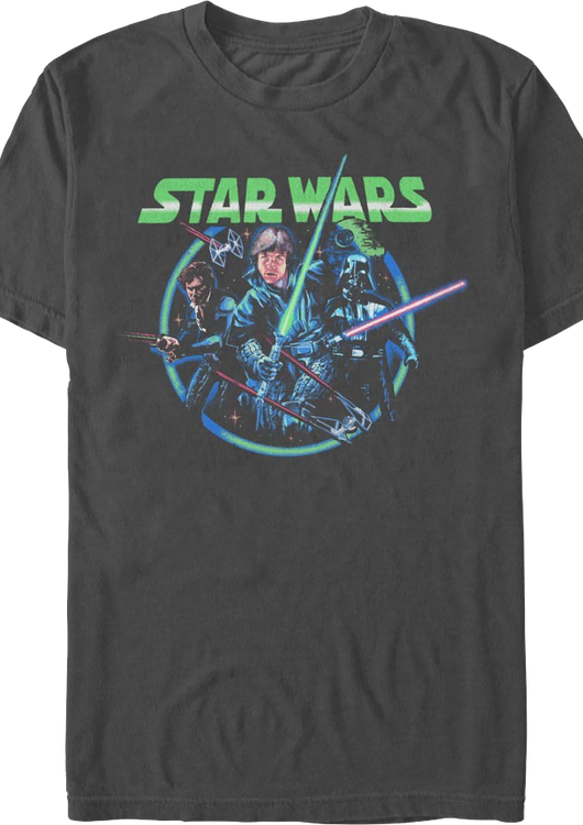 Vintage Circle Photo Star Wars T-Shirt - main product image