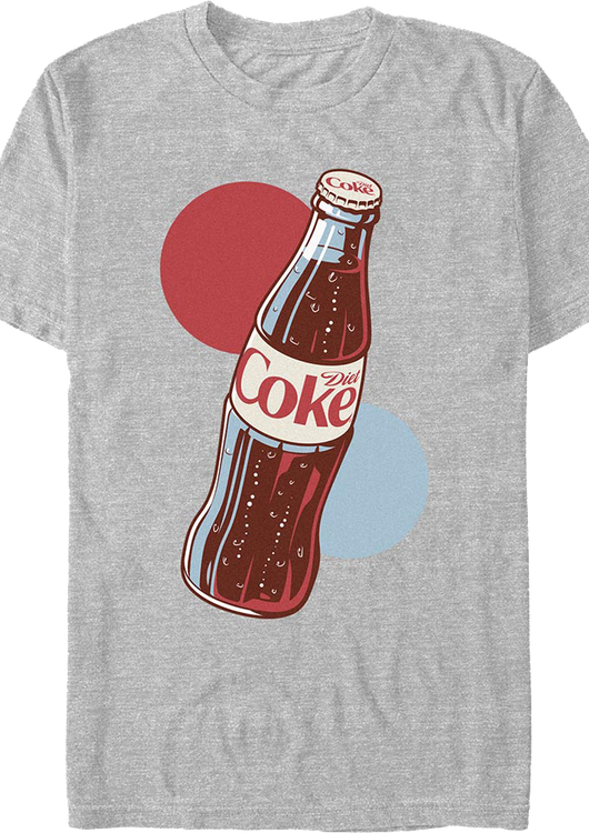 Vintage Circles & Bottle Diet Coke T-Shirt - main product image