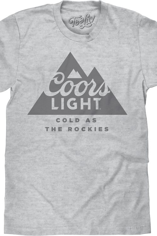 Vintage Cold As The Rockies Coors Light T-Shirt - main product image