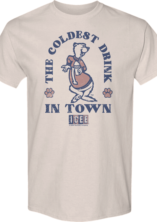 Vintage Coldest Drink In Town ICEE T-Shirt - main product image