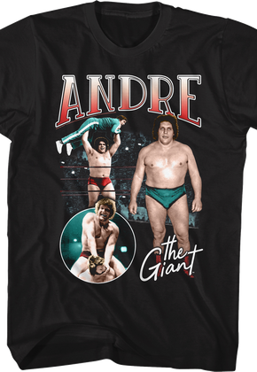 Vintage Collage Andre The Giant T-Shirt