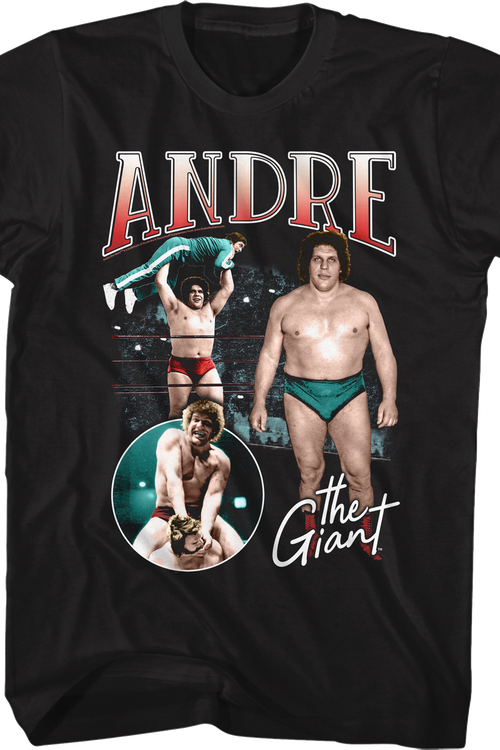 Vintage Collage Andre The Giant T-Shirt - main product image