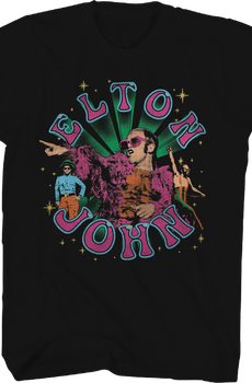 Vintage Collage Elton John T-Shirt