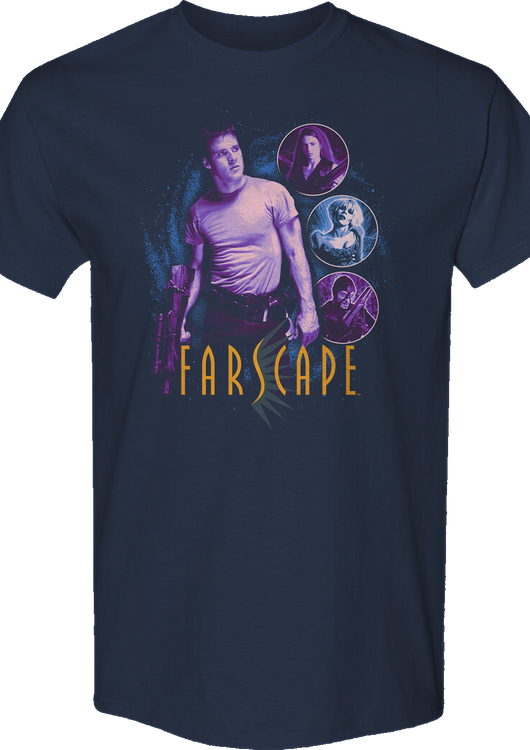 Vintage Collage Farscape T-Shirt - main product image