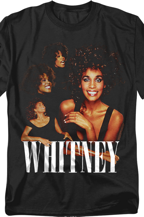 Vintage Collage Whitney Houston T-Shirt - main product image