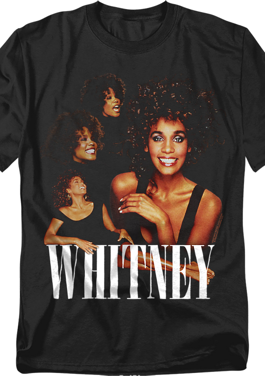 Vintage Collage Whitney Houston T-Shirt - main product image