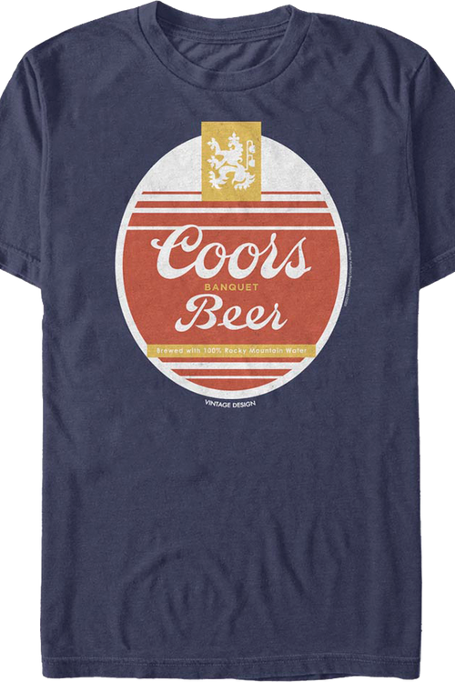 Coors top beer shirt
