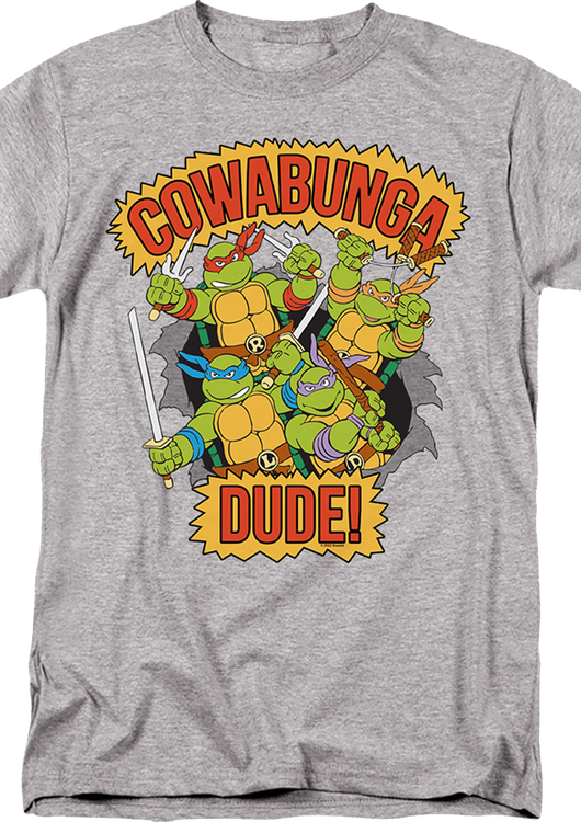 Vintage Cowabunga Dude Teenage Mutant Ninja Turtles T-Shirt - main product image