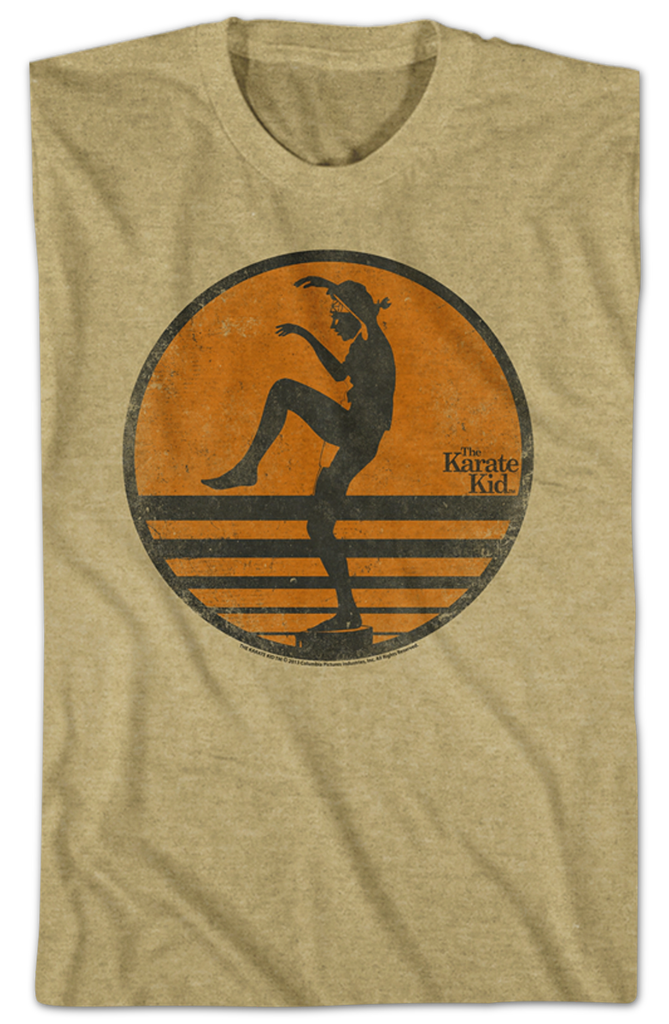 Vintage Crane Kick Karate Kid T Shirt