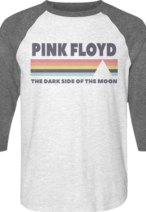 Vintage Dark Side of the Moon Pink Floyd Raglan Baseball Shirt