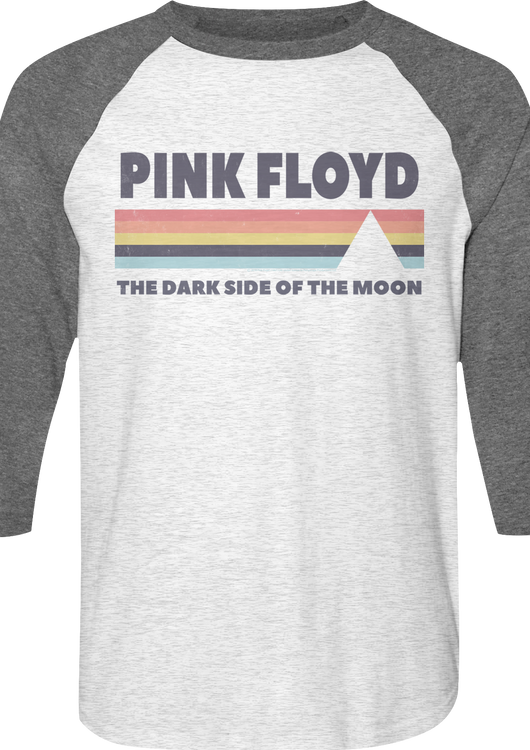 Vintage Dark Side of the Moon Pink Floyd Raglan Baseball Shirt - main product image