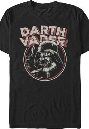 Vintage Darth Vader Circle Star Wars T-Shirt