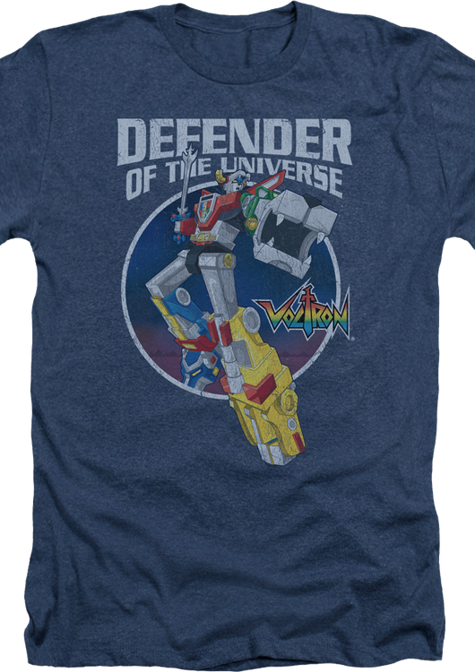 Vintage Defender of the Universe Voltron T-Shirt - main product image