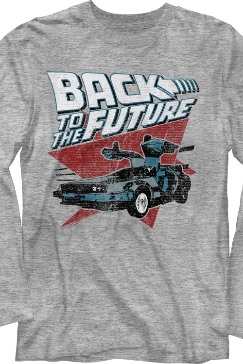 Vintage DeLorean Back To The Future Long Sleeve Shirtmain product image