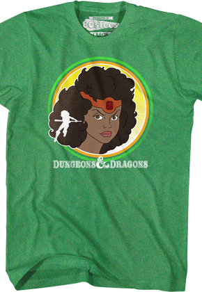 Green Diana the Acrobat Dungeons & Dragons T-Shirt