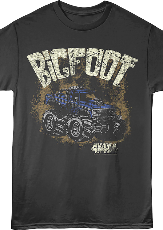 Vintage Dirty Monster Truck Bigfoot T-Shirt - main product image