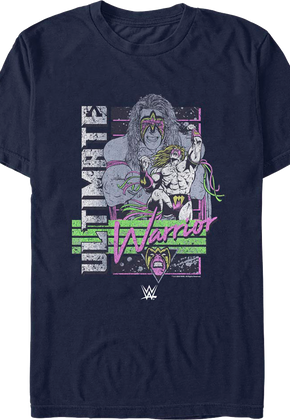 Vintage Distressed Collage Ultimate Warrior T-Shirt