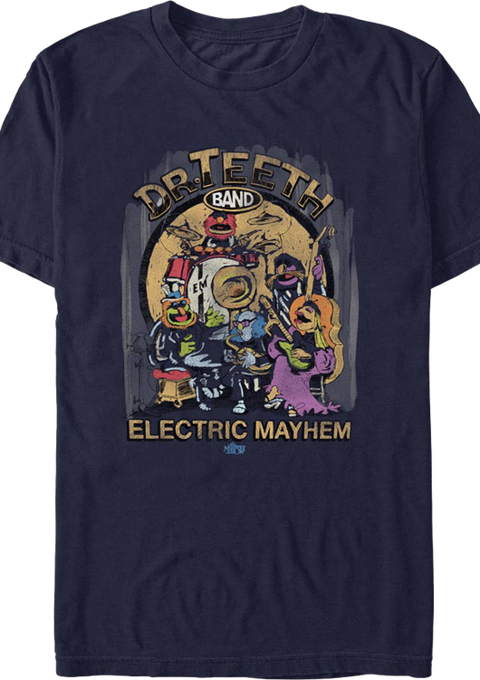 Vintage Dr. Teeth And The Electric Mayhem Muppets T-Shirt - main product image