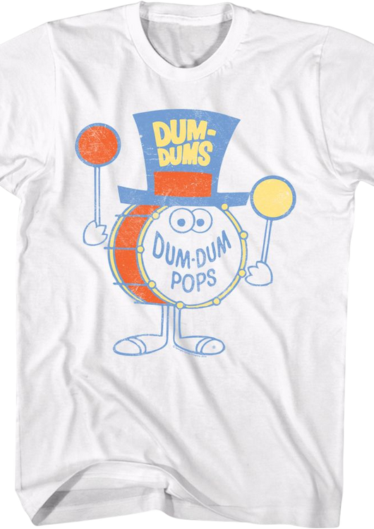 Vintage Drum Man Dum-Dums T-Shirt - main product image
