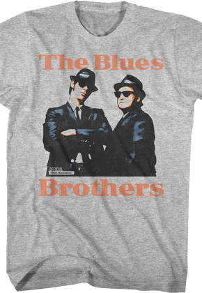 Vintage Elwood and Jake The Blues Brothers T-Shirt