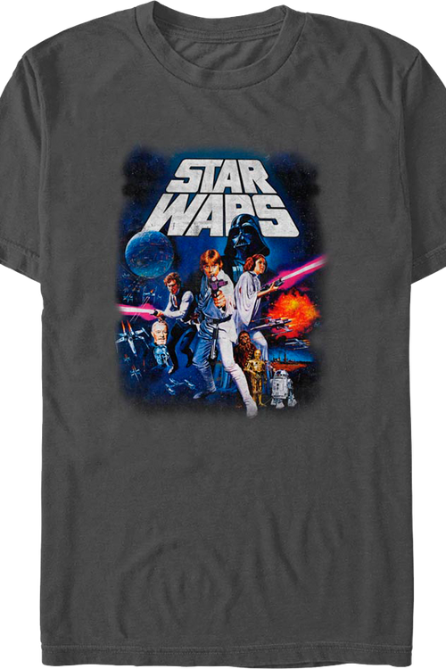 Vintage Episode IV Movie Poster Star Wars T-Shirtmain product image