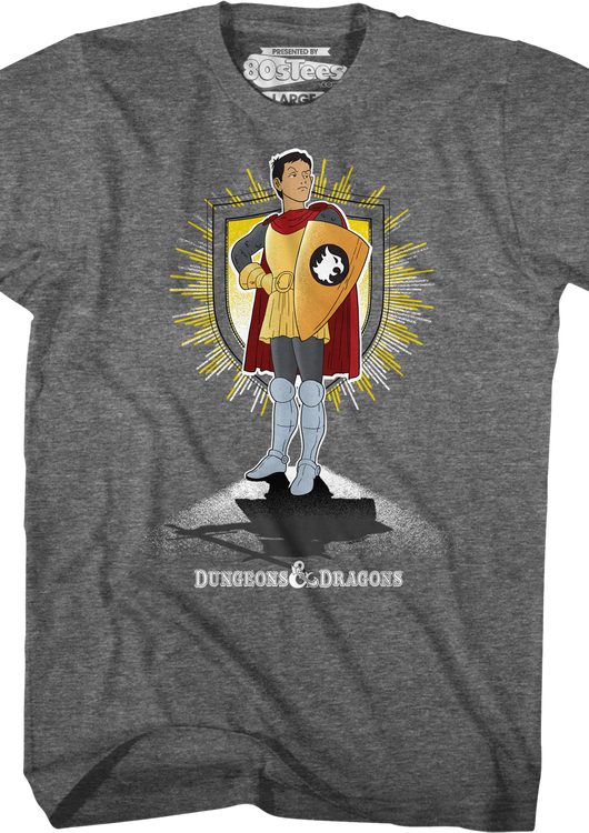 Gray Eric the Cavalier Dungeons & Dragons T-Shirt - main product image