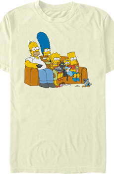 Vintage Family Couch The Simpsons T-Shirt