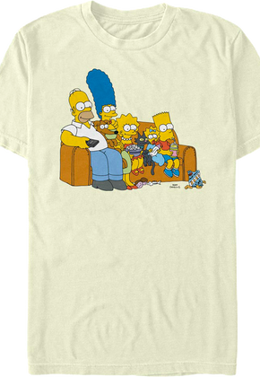 Vintage Family Couch The Simpsons T-Shirt
