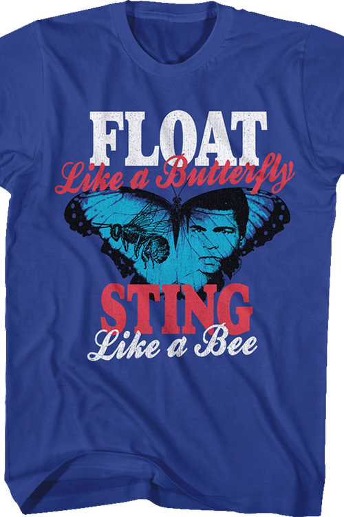 Vintage Float Like A Butterfly Sting Like A Bee Muhammad Ali T-Shirtmain product image