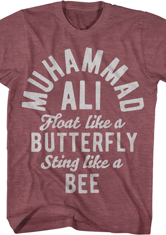 Retro Float Like A Butterfly Sting Like A Bee Muhammad Ali T-Shirt - main product image