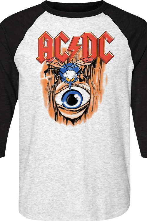 Vintage Fly On The Wall ACDC Raglan Baseball Shirtmain product image