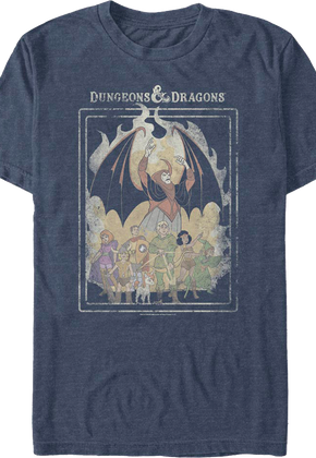 Vintage Friends vs Venger Dungeons & Dragons T-Shirt