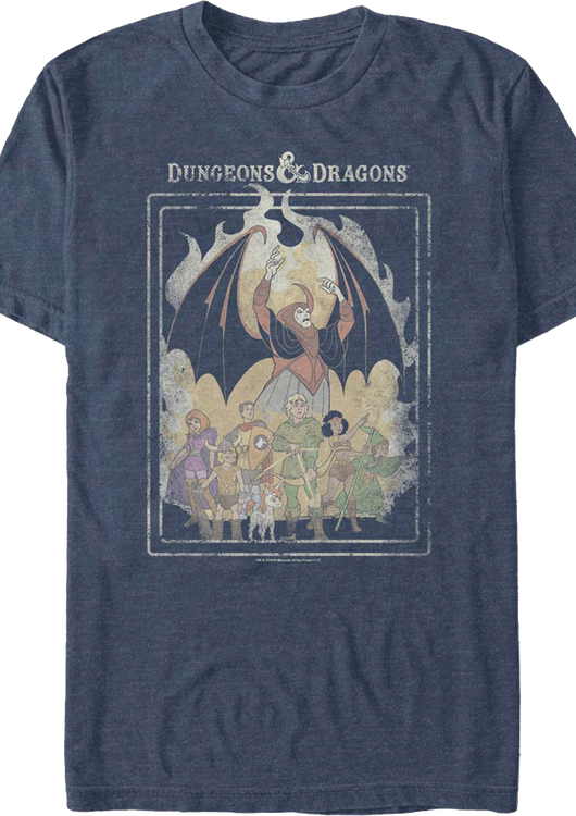 Vintage Friends vs Venger Dungeons & Dragons T-Shirt - main product image